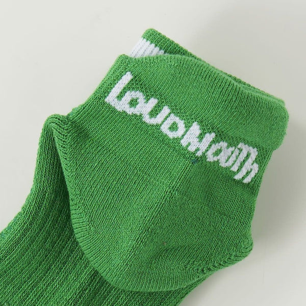 LOUDMOUTH ( ラウドマウス ) レディース スニーカーソックス 靴下 | カラフル | らうどまうす | ライン | ロゴ | シンプル | 短め | 綿 | アクリル | 764950 | ゴルフ