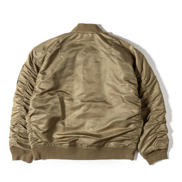 GRIP SWANY ( グリップスワニー ) 【 GSMJ-057 】 WATER REPELLENT FLIGHT JACKET | ジャケット | 上着 | アウター | フライトジャケット | かっこいい | ロゴ | アウトドア | お出かけ | レジャー | キャンプ | ぐりっぷすわにー