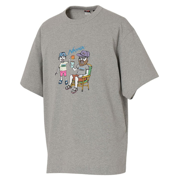 NANGA ( ナンガ ) ECO HYBRID TEE ( FAM PT ) エコハイブリッドティー | シャツ | 半袖 | アウトドア | 夏服 | Tシャツ | N0003672 | グラフィックデザイン | 透けにくい | コットン | なんが