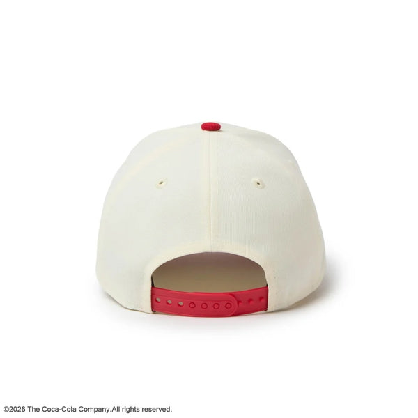 NEW ERA ( ニューエラ ) 9FORTY Coca-Cola コカコーラ クロームホワイト スカーレット キャップ 帽子 メンズ レディース 男女兼用 ベースボールキャップ コカ・コーラ ロゴ カジュアル ストリート 15154814