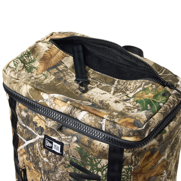 NEW ERA ( ニューエラ ) ボックスパック 32L プリントロゴ リアルツリーカモ | リュックサック | バックパック | デイパック | 旅行 | 通勤 | 通学 | キャンプ | タウンユース | コットン | ボックス型 | 14392355 | にゅーえら