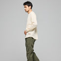 KRIFF MAYER ( クリフメイヤー ) ハニカムワッフルヘンリーロンT メンズ 長袖Tシャツ ロンT ヘンリーネック ワッフル サーマル 無地 カジュアル アメカジ ミリタリー インナー トップス ラウンド裾 リブ袖 ヴィンテージ 秋冬春 アウトドア キャンプ デイリー 2517820