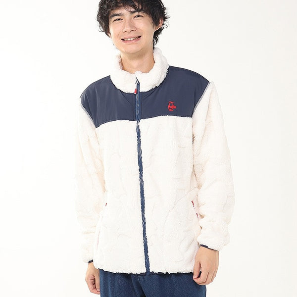 CHUMS ( チャムス ) ブービーエルモジャケット | アウター | フリース | ジャケット | 上着 | 冬 | もこもこ | 防寒 | アウトドア | キャンプ | レジャー | お出かけ | 刺繍 | ワンポイント | ブービーバード | CH04-1481 | ちゃむす | 保温