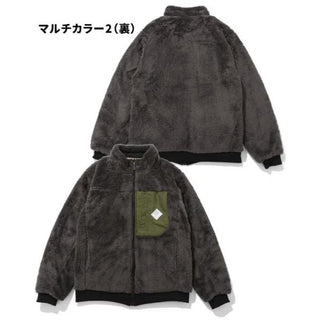 KRIFF MAYER ( クリフメイヤー ) ひっくりスタンドジャケット メンズ 2612802 ジャケット アウター 上着 リバーシブル ユニセックス ボア フリース 秋冬 2WAY ボアジャケット フリースジャケット カジュアル アウトドア キャンプ