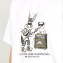 KRIFF MAYER ( クリフメイヤー ) クリフラビット半袖Tシャツ | ギター | 2556300 | 半袖 | Tシャツ | 綿100% | プリントT | カジュアル | 夏 | オシャレ | お出かけ | メンズ | レディース | くりふめいやー