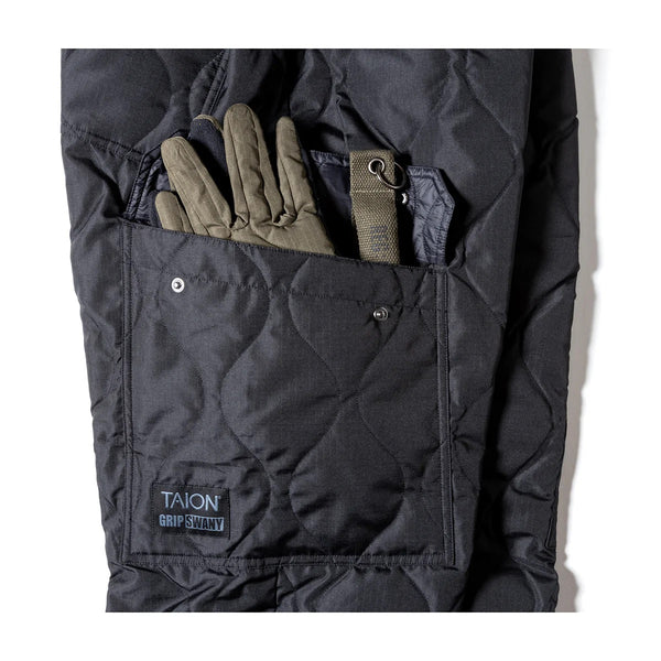 GRIP SWANY ( グリップスワニー ) 【 TAION-GRIPSWANY-PT01 】 TAION X GRIP SWANY DOWN CARGO PANTS | ロングパンツ | アウトドア | キャンプ | レジャー | ダウン | 保温 | 冬 | ユニセックス | 防寒 | ぐりっぷすわにー | タイオン