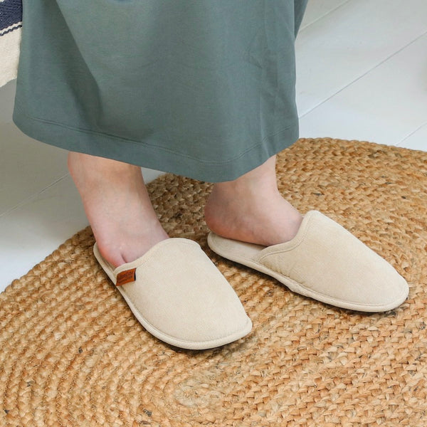 DULTON ( ダルトン ) CORDUROY SLIPPERS EV コーデュロイ スリッパ EV | メンズ | ウィメンズ | 室内用 | ルームシューズ | オシャレ | シンプル | 来客用 | 履き心地 | 収納袋 | 樹脂製 | 持ち運び | T20-0224 | だるとん