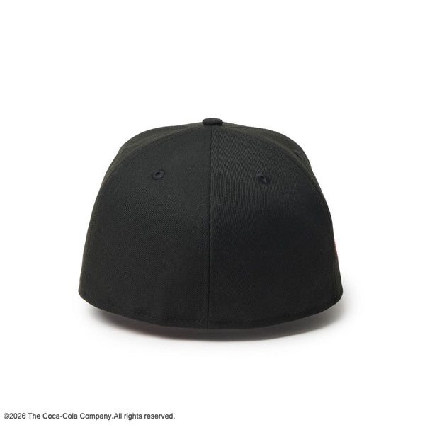 NEW ERA ( ニューエラ ) 59FIFTY Coca-Cola コカ･コーラ ブラック キャップ 帽子 59FIFTY フィッテッドキャップ メンズ レディース コカコーラ ロゴ 刺繍 カジュアル ストリート 15154864
