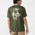 CHUMS ( チャムス ) シナワバブービーロゴTシャツ 半袖 Tシャツ メンズ レディース ユニセックス トップス カットソー ロゴTシャツ UVカット ドライ ストレッチ アウトドア キャンプ フェス レジャー カジュアル 普段使い CH01-2930