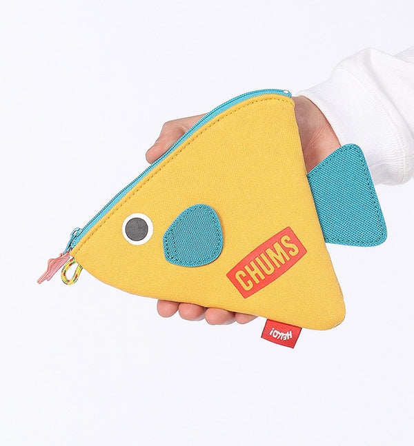 CHUMS ( チャムス ) トライアングルトロピカルフィッシュポーチ | ポーチ | 小物入れ | 熱帯魚 | モチーフ | カラフル | 可愛い | 目立つ | アウトドア | 旅行 | レジャー | お出かけ | キャンプ | スウェット | コインケース | 小銭入れ | CH60-4056 | ちゃむす