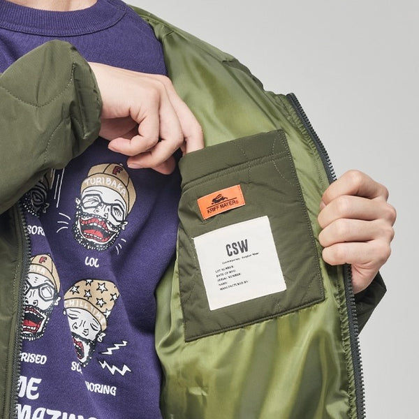 KRIFF MAYER ( クリフメイヤー ) キルティングフードジャケット | MENS | メンズ | 2525105 | ジャケット | アウター | フード | 防寒 | 暖かい | 冬 | シンプル | オススメ | キルティング | 軽い | くりふめいやー