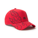 NEW ERA ( ニューエラ ) 9FORTY A-Frame The Flame 帽子 キャップ 炎 フレーム ファイヤー ロゴ 刺繍 ストリート カジュアル ブランド ベースボールキャップ アウトドア キャンプ 15137114 15137115