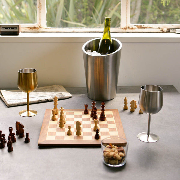 DULTON ( ダルトン ) STAINLESS STEEL WINE GLASS SATIN ステンレス ワイングラス グラス 350ml 割れない 軽量 保冷 キャンプ アウトドア BBQ 食器 おしゃれ ギフト プレゼント