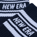 NEW ERA ( ニューエラ ) ソックス クルー 3ペア | 靴下 | ３足 | セット | 通勤 | 通学 | 毎日 | シンプル | ホワイト | ライン | 使いやすい | サイズ豊富 | アウトドア | キャンプ | レジャー | ネイビー | ブラック