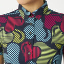 【 SALE 】 LOUDMOUTH ( ラウドマウス ) レディース プレミアムカノコ 柄ワンピース ライトニングハーツ | ゴルフ | ゴルフウェア | 可愛い | ワンピース | 吸汗速乾 | UV | 接触冷感 | 764653 | らうどまうす