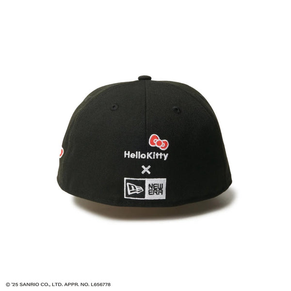 NEW ERA ( ニューエラ ) 59FIFTY HELLO KITTY キャップ ブラック | キャップ | 帽子 | ハローキティ | キティちゃん | キティ | 14348625 | ユニセックス | 日よけ | ポリエステル | にゅーえら | コラボ