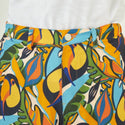 【 SALE 】 LOUDMOUTH ( ラウドマウス ) メンズ ショートパンツ | ストレッチサッカー素材 | トロピカルトゥーカンズ | UV | ストレッチ | 接触冷感 | ハーフパンツ | ゴルフ | ゴルフウェア | 動きやすい | 763306 | らうどまうす