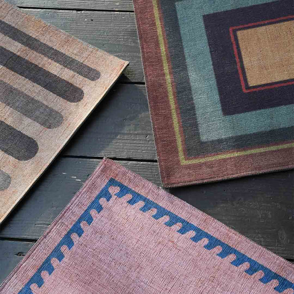 DULTON ( ダルトン ) MAT マット | LINE | FRAME | BLOCKS | 室内 | 室内マット | インテリア | オシャレ | 玄関 | リビング | ダイニング | 洗える | くすみカラー | 450×1200mm | 500×800mm | RNN-1076 | だるとん