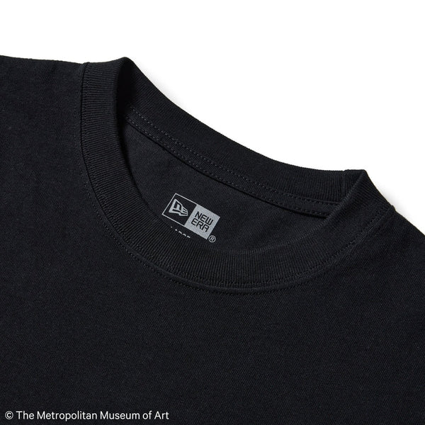 NEW ERA ( ニューエラ ) 半袖 オーバーサイズド コットン Tシャツ The Met ブラック | シャツ | 半袖Tシャツ | 黒色 | にゅーえら | 14457270 | ユニセックス | ゆとり | コットン | 夏服 | バックプリント | カジュアル