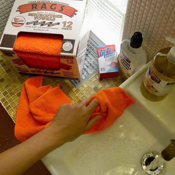 DULTON ( ダルトン ) MICROFIBER TOWELS マイクロファイバー タオルズ | タオル | 吸水 | 速乾  | 40cm×40cm | 大判サイズ | 掃除 | 窓ふき | キッチン | 車 | シンプル | X24-0765