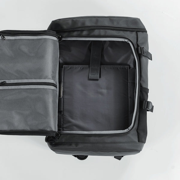 DOD ( ディーオーディー ) ハコピタイト リュックサック バックパック デイパック シンプル PC収納 35L 箱型 撥水 大容量 アウトドア キャンプ 旅行 通勤 通学 レジャー BA138-BK