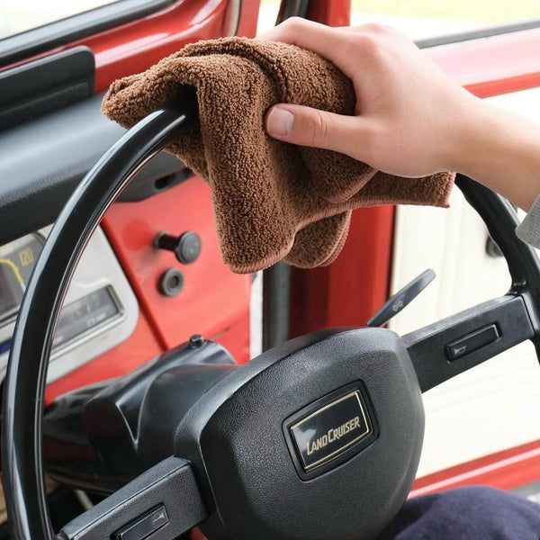 DULTON ( ダルトン ) MICROFIBER TOWELS - LC EDITION マイクロファイバータオルセット LCエディション | 掃除 | ふわふわ | 厚手 | 雑巾 | 吸水 | 多機能 | カーケア | 洗車 | マイクロファイバー | ランドクルーザー | LCX24-0765BR | だるとん