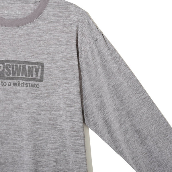 GRIP SWANY ( グリップスワニー ) 【 GSMCT-169 】 GS DRY LS TEE 2.0 | ロングTシャツ | ロンT | 長袖 | ウェア | アウトドア | キャンプ | レジャー | ジム | 普段着 | シンプル | ぐりっぷすわにー | 速乾 | UVカット