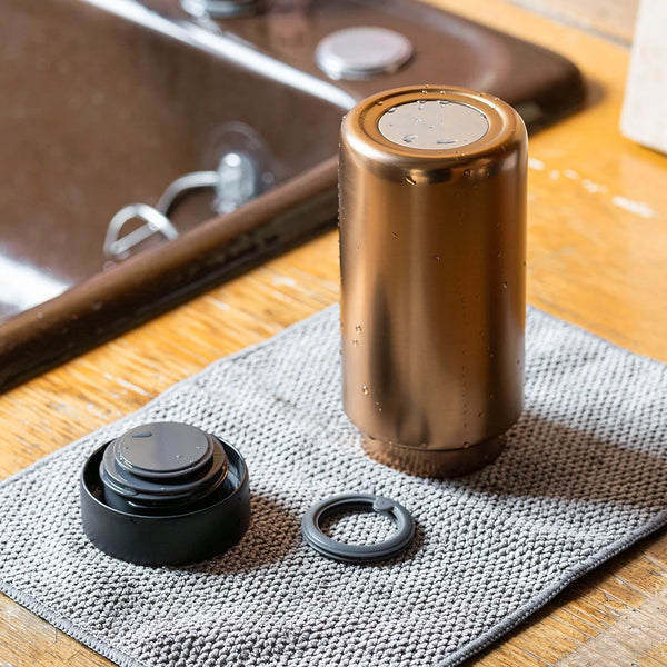RIVERS ( リバーズ ) ドリンクボトル モク コーヒー 350 ドリンクボトル ステンレス マイボトル 水筒 保温 保冷 コーヒー タンブラー おしゃれ コンパクト アウトドア キャンプ オフィス 通勤 通学 ステンレスボトル BT035