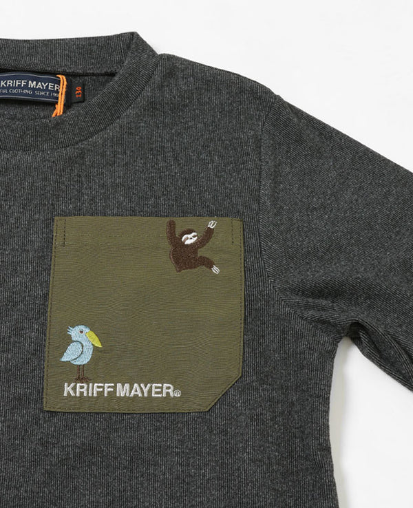 KRIFF MAYER（クリフメイヤー）すごふわポケットTEE KIDS （2317843K）