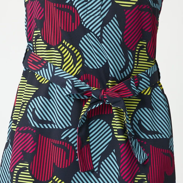 【 SALE 】 LOUDMOUTH ( ラウドマウス ) レディース プレミアムカノコ 柄ワンピース ライトニングハーツ | ゴルフ | ゴルフウェア | 可愛い | ワンピース | 吸汗速乾 | UV | 接触冷感 | 764653 | らうどまうす