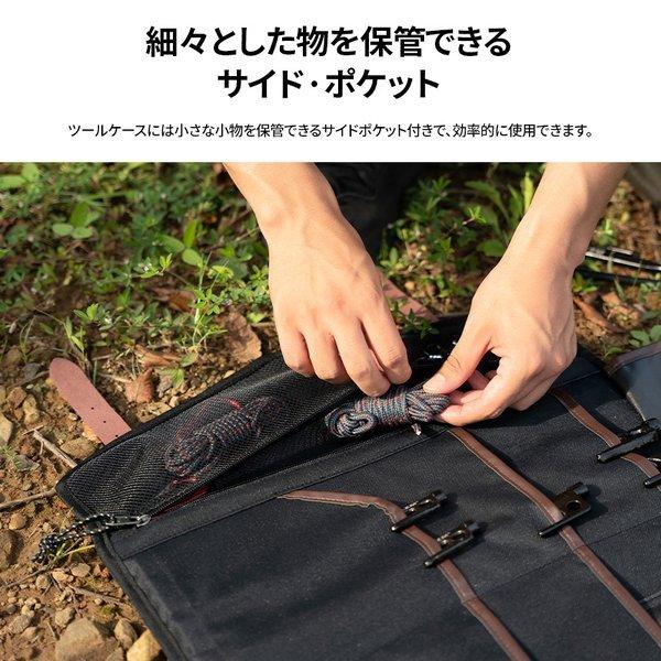 KZM OUTDOOR（ カズミ アウトドア ）ツールケース 工具バッグ 工具箱 メカニック 収納バッグキャンバス生地 ソロキャンプ アウトドア キャンプ用品 KZM ツールケースバッグ K21T3B06
