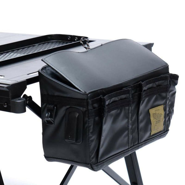 AS2OV ( アッソブ ) フォールディングテーブル | FOLDING TABLE | ブラック | 492502-10 | 大型テーブル | キャンプ | BBQ | デュオキャンプ | ソロキャンプ | 調整可能 | 高さ調節 | アルミ | 軽量 | ワンタッチ | ランタンポール | バッグ付 | あっそぶ