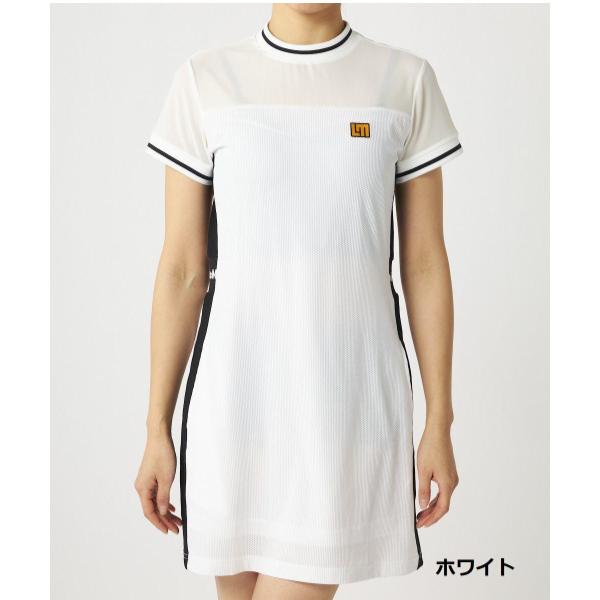 LOUDMOUTH ( ラウドマウス ) レディース メッシュトリコットワンピース | ワンピース | ゴルフ | ゴルフウェア | 凹凸 | 透け感 | スポーティー | 765651 | メッシュ | UV