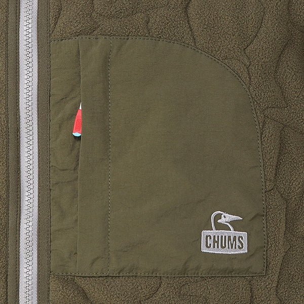 CHUMS ( チャムス ) ブービーステッチフリースジャケット | フリースジャケット | ジャケット | アウター | 冬服 | アパレル | 防寒 | 防寒着 | 暖かい | キルティング | カジュアル | CH04-1471 | 保温 | ちゃむす