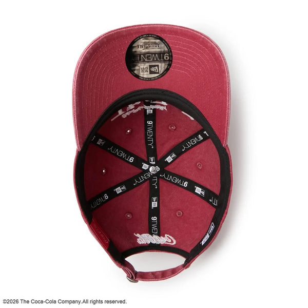 NEW ERA ( ニューエラ ) 9TWENTY Coca-Cola コカ･コーラ 15154854 キャップ 帽子 アシッドウォッシュ ラセット メンズ レディース コカコーラ