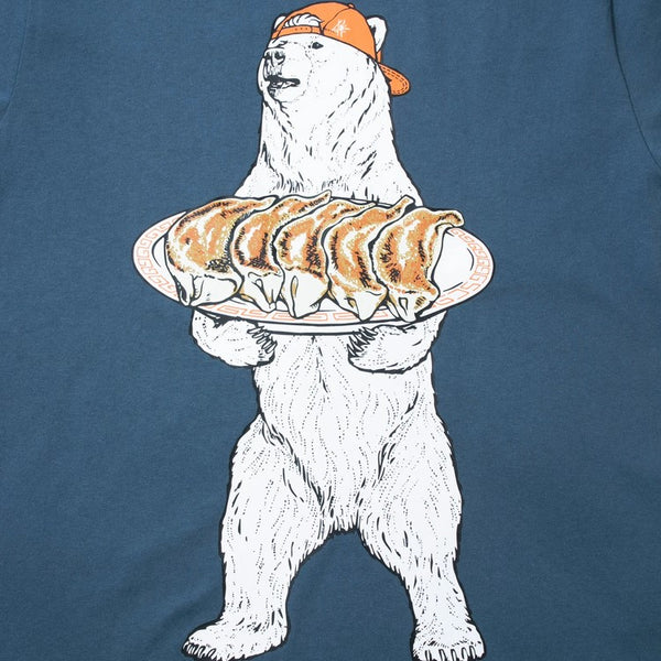 go slow caravan ( ゴースローキャラバン ) USA/C 餃子クマ TEE | MENS | WOMENS | シャツ | Tシャツ | ウェア | トップス | 半袖 | プリントT | クマ | 中華 | 可愛い | 341913 | カジュアル