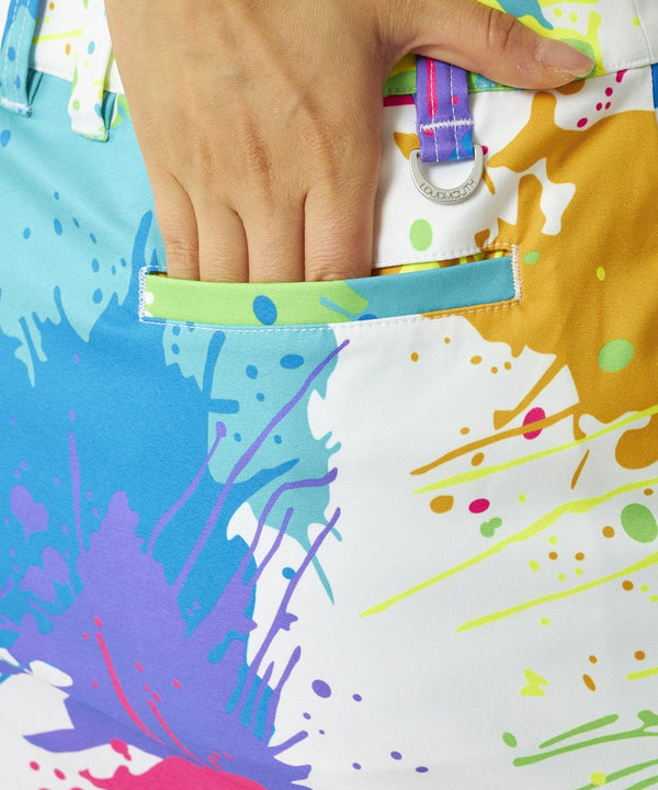 【 SALE 】 LOUDMOUTH ( ラウドマウス ) レディース ストレッチツイル 柄スカート | ゴルフ | スカート | 動きやすい | 764355 | 派手 | らうどまうす | 接触冷感 | 夏