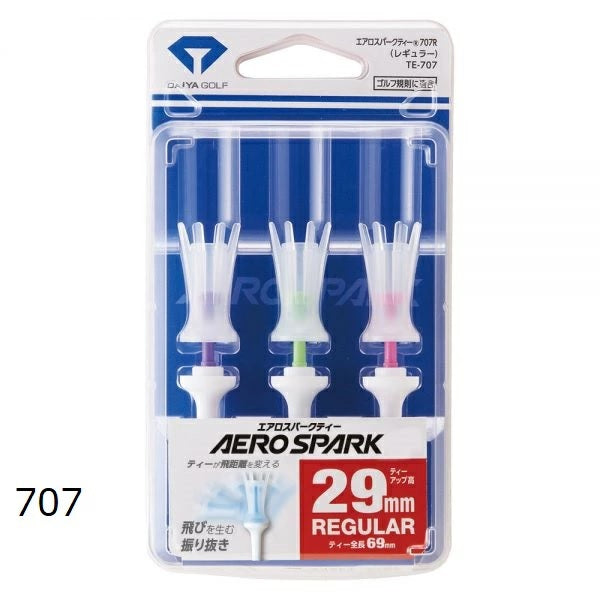 【 SALE 】 DAIYA GOLF ( ダイヤゴルフ ) エアロスパークティー レギュラー