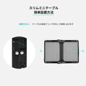 KZM OUTDOOR（ カズミ アウトドア ）アイアンメッシュ スリム ミニテーブル (ブラック) K8T3U011