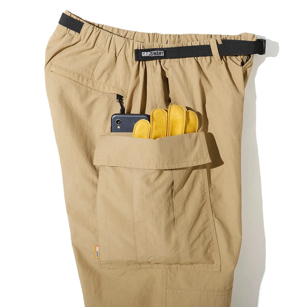 【 SALE 】 GRIP SWANY ( グリップスワニー ) TUSSOR BUSH PANTS GSMP-154 ブッシュパンツ ロングパンツ メンズ 撥水 ナイロンパンツ イージーパンツ テーパードパンツ カーゴパンツ アウトドア キャンプ 登山 釣り 作業着 タウンユース ボトムス