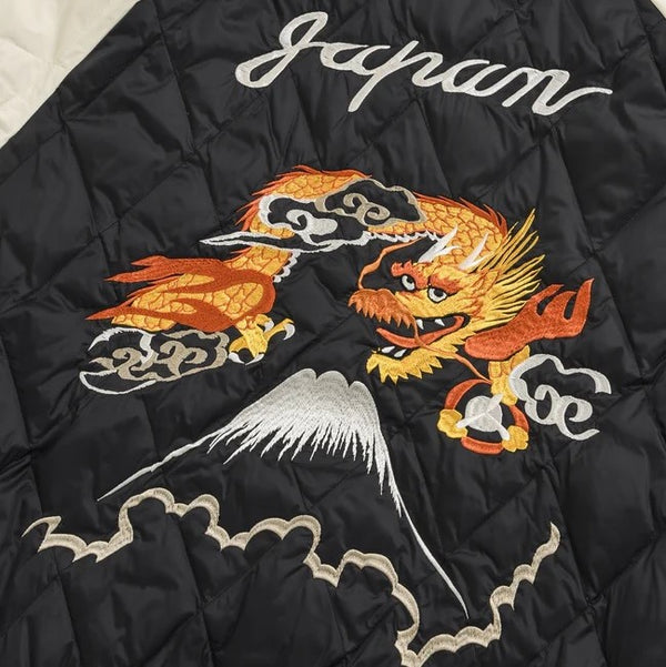 TAION ( タイオン ) ジャパンスペシャル リバーシブル スカジャン ダウンジャケット | ジャケット | ダウン | 防寒 | 冬 | アウター | かっこいい | リバーシブル | メンズ | レディース | ユニセックス | TAION-JK04JS-N1 | たいおん