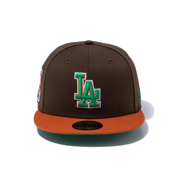 NEW ERA ( ニューエラ ) 59FIFTY Cactus ＆ Grape Fruit ロサンゼルス・ドジャース ウォルナット ラストバイザー | 帽子 | キャップ | 日よけ | 14921972 | にゅーえら | オシャレ | フラットバイザー | ユニセックス