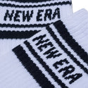 NEW ERA ( ニューエラ ) ソックス クルー 3ペア | 靴下 | ３足 | セット | 通勤 | 通学 | 毎日 | シンプル | ホワイト | ライン | 使いやすい | サイズ豊富 | アウトドア | キャンプ | レジャー | ネイビー | ブラック
