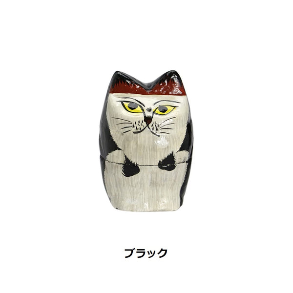 DETAIL ( ディテール ) Papier Mache Standing Cat パピエ マシェ スタンディング キャット | ハンドメイド | 猫モチーフ | 小物入れ | 3722C | インテリア | 可愛い | 猫 | ハンドメイド | でぃてーる