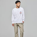 KRIFF MAYER ( クリフメイヤー ) チルタイムロンT ポーカー メンズ 2616303 ロンT 長袖 長袖シャツ 長袖Tシャツ Tシャツ プリントTシャツ アウトドア キャンプ カジュアル ユニセックス 秋 冬 刺繍 バックプリント
