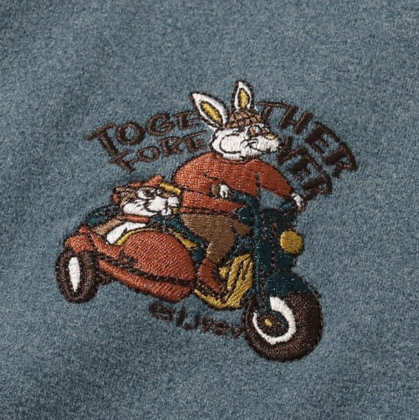 KRIFF MAYER ( クリフメイヤー ) もちのび刺繍ロンT | MENS | メンズ | 2515600 | トップス | 長袖 | モチモチ | もちのびシリーズ | 秋 | 冬 | 防寒 | 暖かい | 刺繍 | レディース | ユニセックス | 伸縮性 | 起毛 | くりふめいやー | カジュアル | オシャレ | シンプル