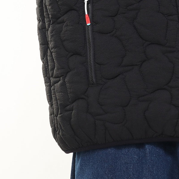 CHUMS ( チャムス ) ブービーステッチパテッドパーカー | ジャケット | アウター | ブラック | キルティング | 中綿 | 軽い | 軽量 | フード | 着ぶくれしない | ちゃむす | CH04-1468 | ロゴ | 刺繍 | 秋 | 冬