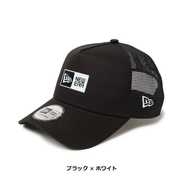 NEW ERA ( ニューエラ ) 9FORTY A-Frame トラッカー Box Logo TPUロゴ | 帽子 | キャップ | 日よけ | アウトドア | キャンプ | ユニセックス | メッシュ | スナップバック | サイズ調整 | ロゴ | にゅーえら