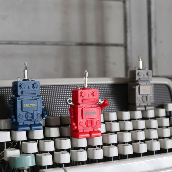 DULTON ( ダルトン ) TOOL KEY CHAIN ROBOT ツール キー チェーン ロボット | ドライバー | 携帯サイズ | ミニ | LEDライト | プラスドライバー | ミニドライバー | 可愛い | K825-1064 | キーホルダー | だるとん