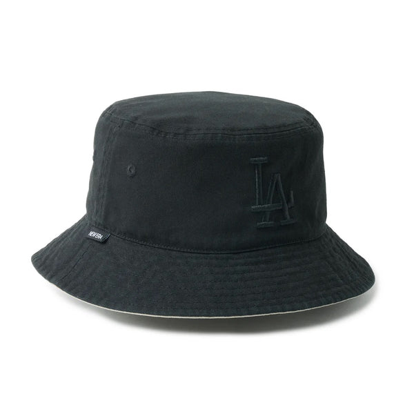 NEW ERA ( ニューエラ ) バケット01 リバーシブル MLB Bucket Hat ロサンゼルス・ドジャース ブラック/ペブル | 帽子 | ハット | バケットハット | バケハ | コットン | カジュアル | レジャー | アウトドア | キャンプ | 14744772 | にゅーえら